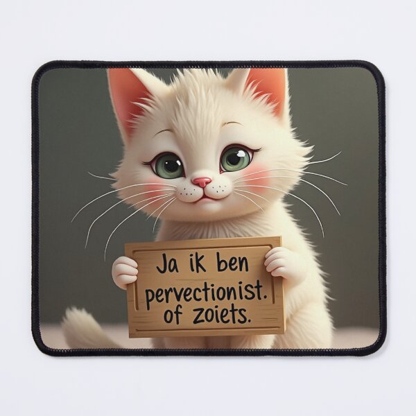 Item preview, Cat funny dutch text designed and sold by Core Collective By Vetra™.
