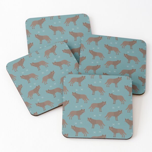 Item preview, Wolves on blue designed and sold by reneesillus.