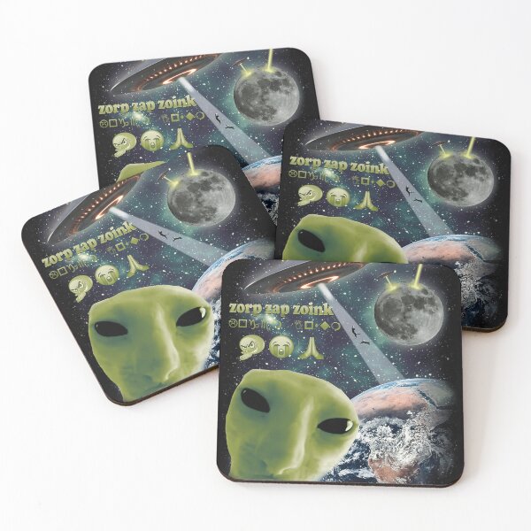 Item preview,  Zoink Funny Alien Cat Meme designed and sold by wilfridojoni84.