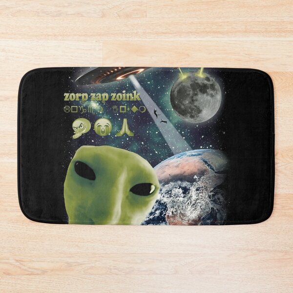 Item preview, Zoink Funny Alien Cat Meme designed and sold by wilfridojoni84.