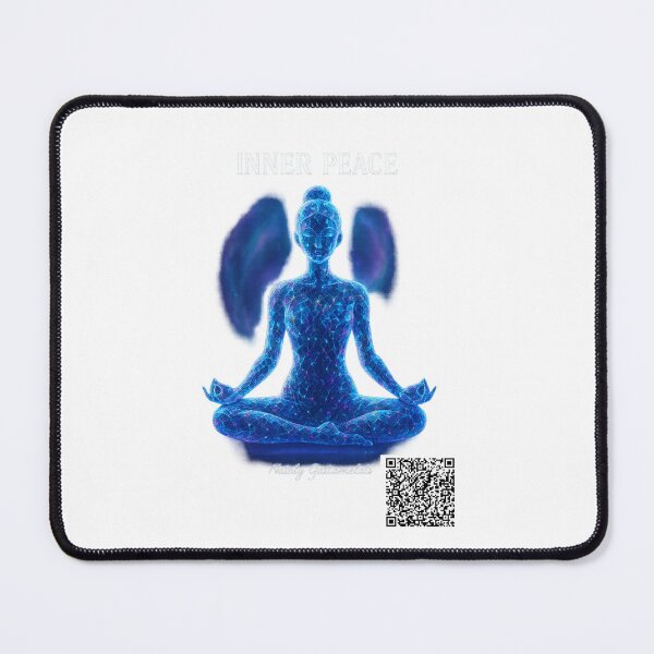 Item preview, Cosmic Inner Peace QR Yoga Art designed and sold by natalygattamelati.
