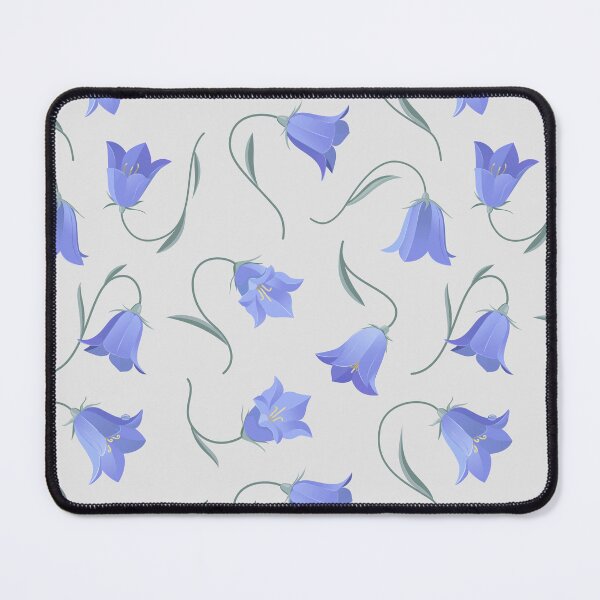 Item preview, Bellflowers Blue non-directional pattern designed and sold by Avisnanna.