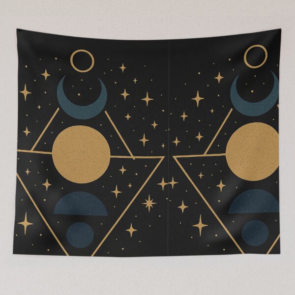 Item preview, "Mystic Geometry Under Starry Skies" designed and sold by Jadinked.