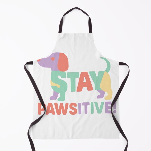 Item preview, Stay Pawsitive – Colorful dog saying designed and sold by nkhookysun.