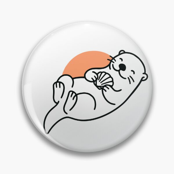 Item preview, Chilly Otter – Cute Animal Motif designed and sold by nkhookysun.