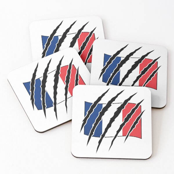 Item preview, French Flag Claw – Minimalist French Flag Claw designed and sold by DjokosDisigns.