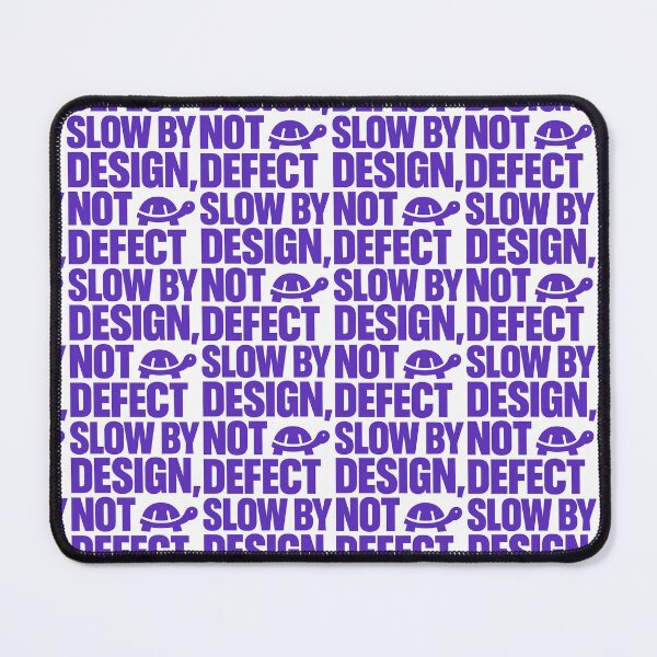 Item preview, Slow by Design Not Defect – Funny Turtle Patience Humor Design designed and sold by TeeTimeTreasure.