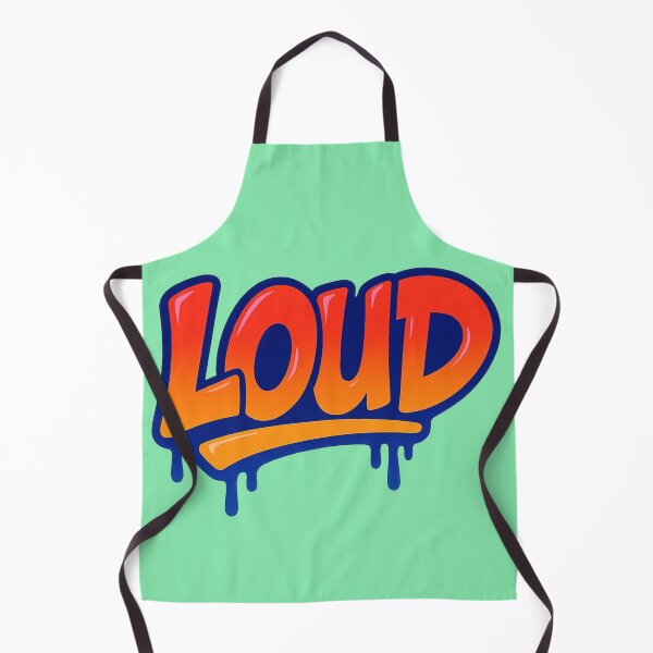 Item preview, LOUD – Red & Orange Graffiti Sticker designed and sold by MK-WOOD.