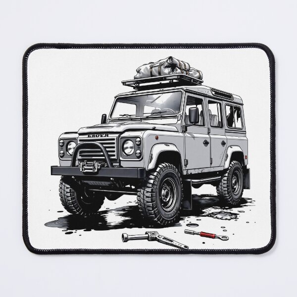 Item preview, Land Rover Defender 110 Overlanding Illustration – Off-Road Adventure Art designed and sold by ClassicMotion.
