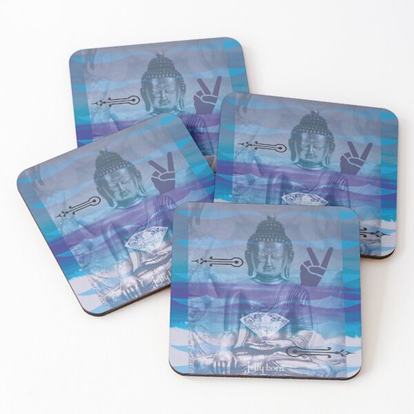 Item preview, Buddha in Blue diamond meditation designed and sold by jetty born.