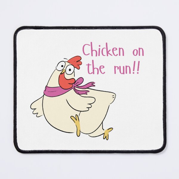 Item preview, Chicken on the Run – Funny Cartoon Chicken designed and sold by BESTPAIWAN.