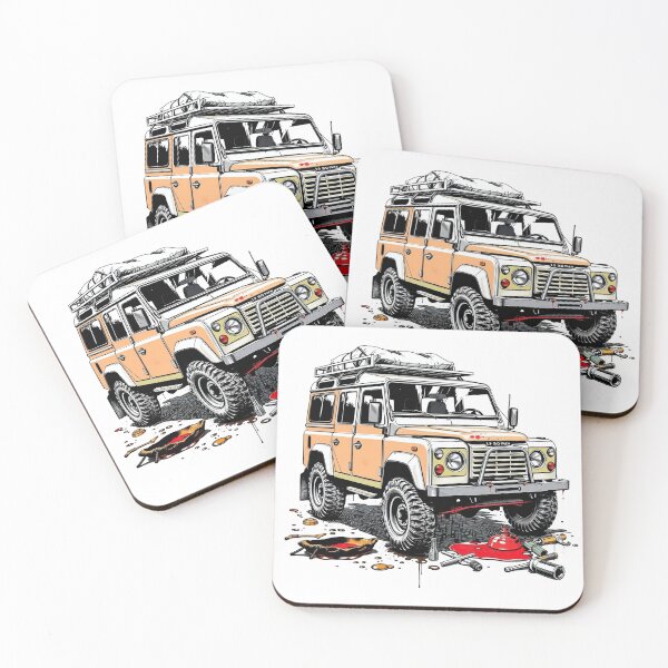 Item preview, Land Rover Defender 110 Overlanding Illustration designed and sold by ClassicMotion.