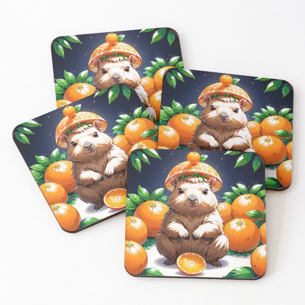 Item preview, A round friend in a world of oranges. designed and sold by MissYouONLY.