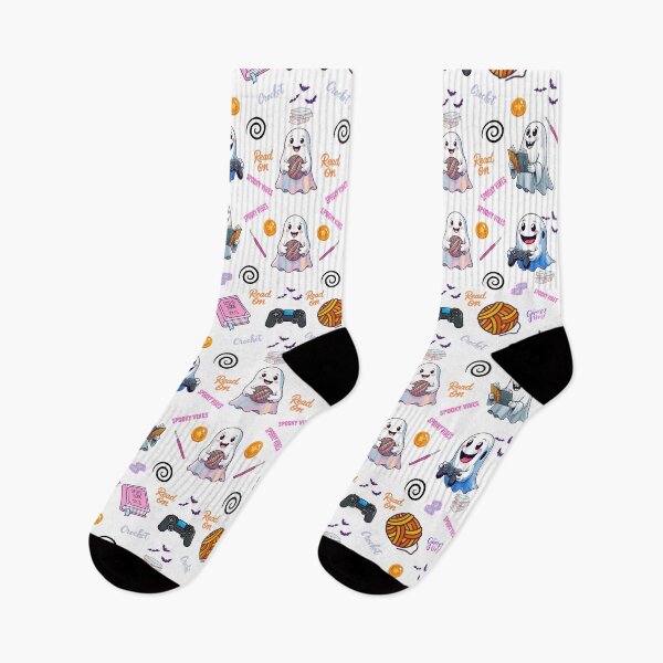 Item preview, Spooky Stitch & Play – Cute Ghost Gamer Craft Pattern designed and sold by Grind-Stitch.