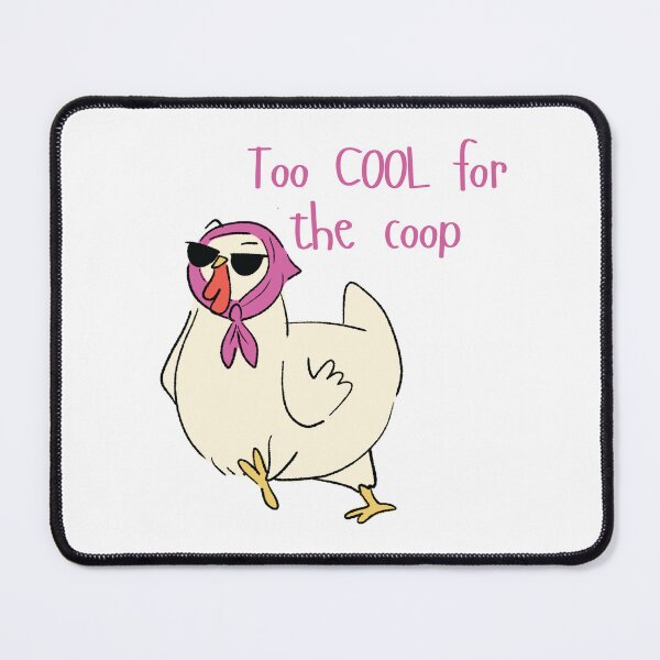 Item preview, Too Cool Chicken – Funny Farm Cartoon designed and sold by BESTPAIWAN.