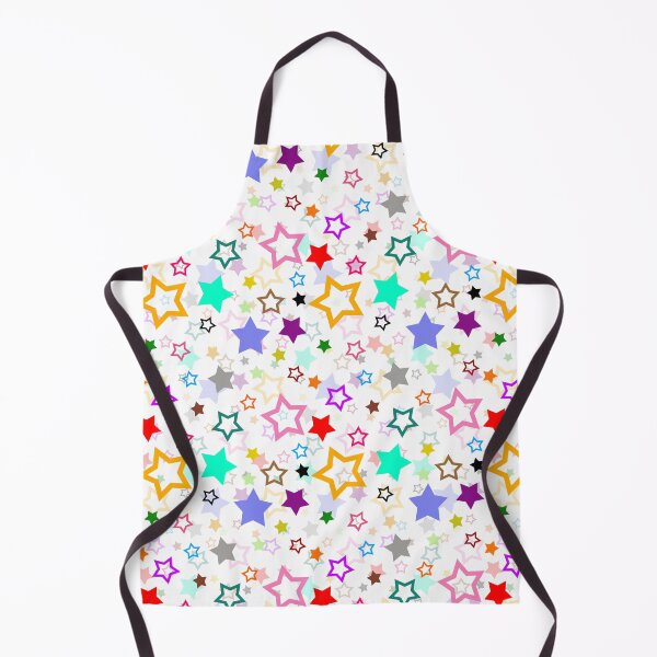 Item preview, Multicolored Stars Pattern Design - White  designed and sold by PatternTitan.