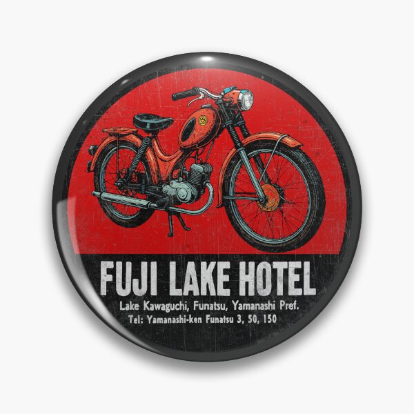Item preview, Vintage Fuji Lake Hotel Scooter Ad designed and sold by Kujo Dangerous Vintage.