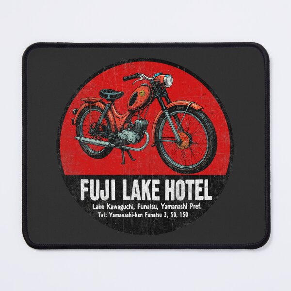 Item preview, Vintage Fuji Lake Hotel Scooter Ad designed and sold by Kujo Dangerous Vintage.