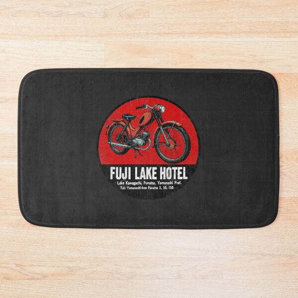 Item preview, Vintage Fuji Lake Hotel Scooter Ad designed and sold by Kujo Dangerous Vintage.
