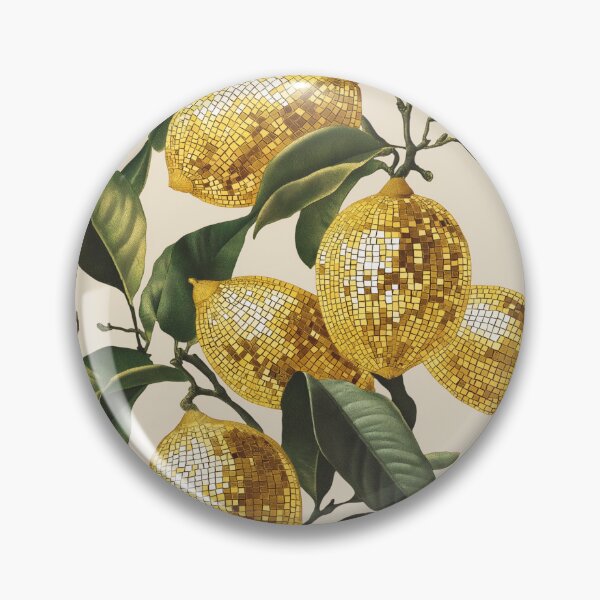 Item preview, Golden Disco Lemon Art designed and sold by TrashBagArtisan.