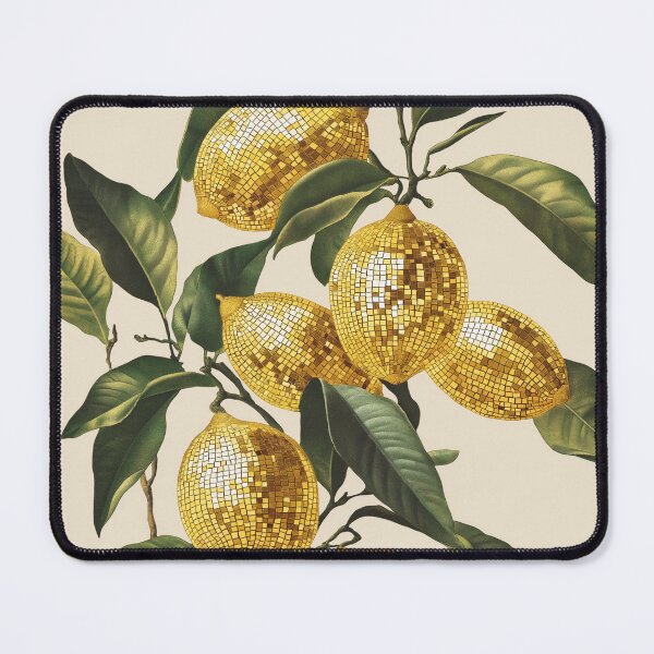 Item preview, Golden Disco Lemon Art designed and sold by TrashBagArtisan.