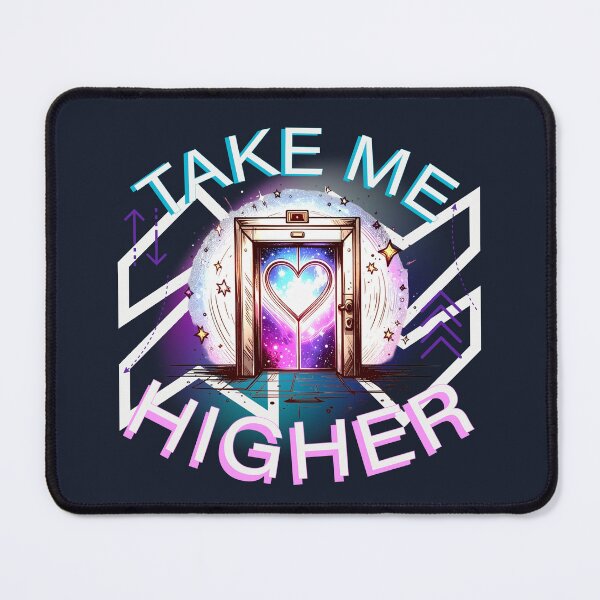 Item preview, Take Me Higher – Neon Elevator Heart K-Pop Inspired Design designed and sold by Meivelle.
