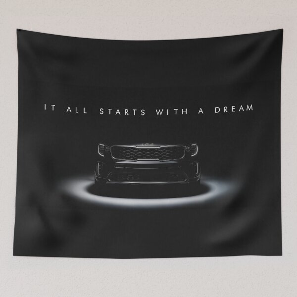 Item preview, Kia Telluride Dream Big – Motivational Automotive Artwork designed and sold by SuccessHunters.