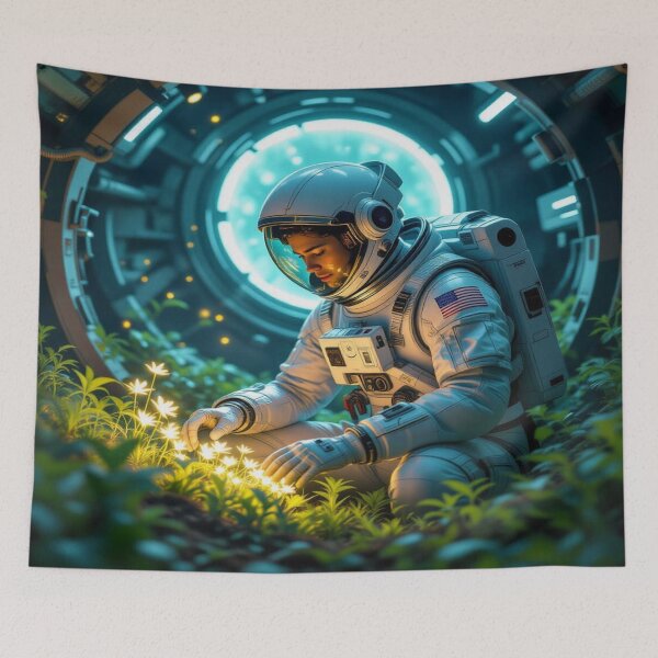 Item preview, Space meets Nature - Bioluminescence & Future Vision in the Cosmic Habitat designed and sold by FotoworldEdel.