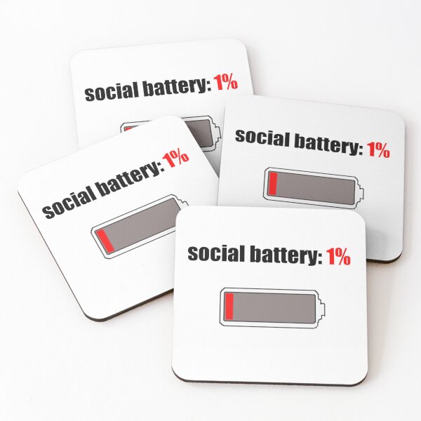 Item preview, Low Social battery Highlight designed and sold by Vibrium.