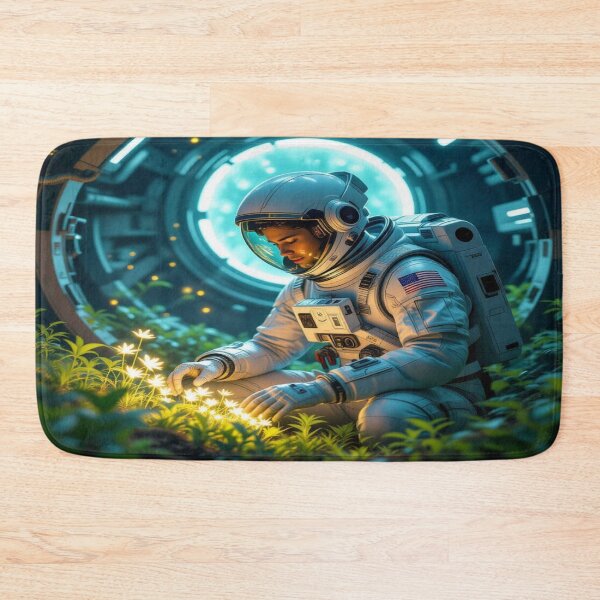 Item preview, Space meets Nature - Bioluminescence & Future Vision in the Cosmic Habitat designed and sold by FotoworldEdel.