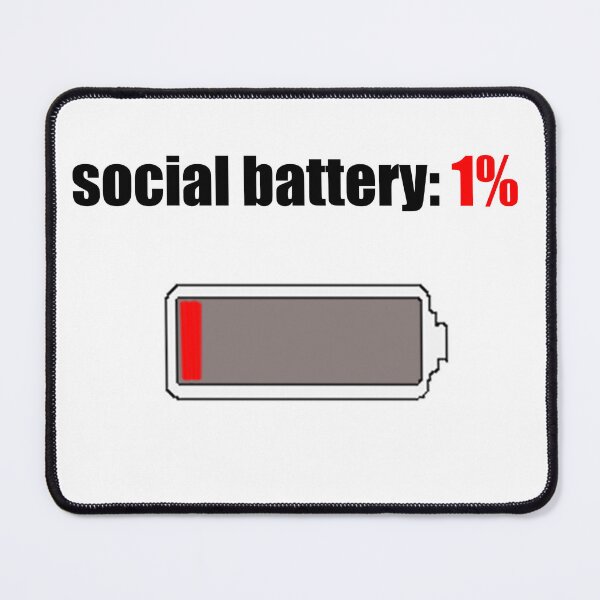 Item preview, Low Social battery Highlight designed and sold by Vibrium.