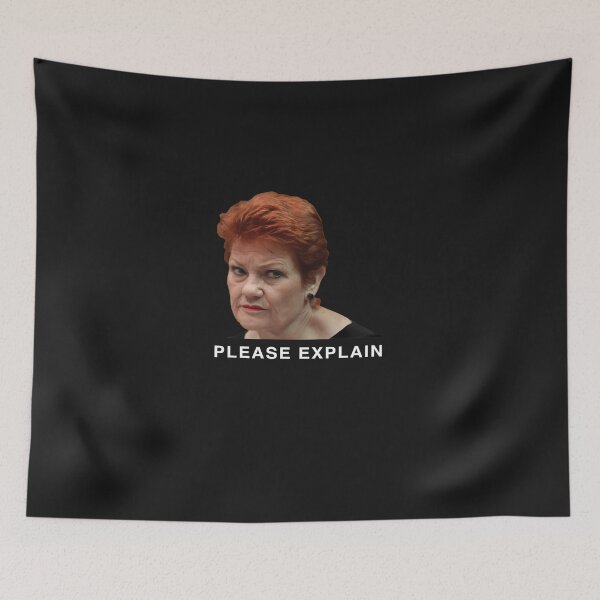 Item preview, Pauline Hanson - Por favor, explique (1) designed and sold by koiazygvx.