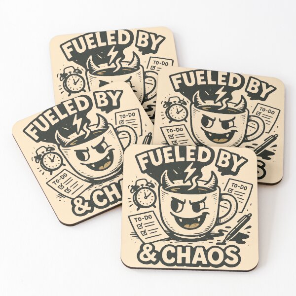 Item preview, Devil Coffee Mug Illustration Fueled By Chaos designed and sold by PandaTShirtShop.