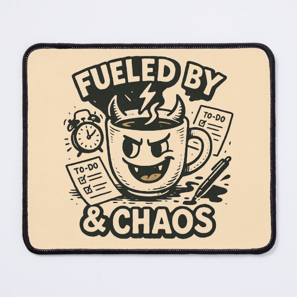 Item preview, Devil Coffee Mug Illustration Fueled By Chaos designed and sold by PandaTShirtShop.