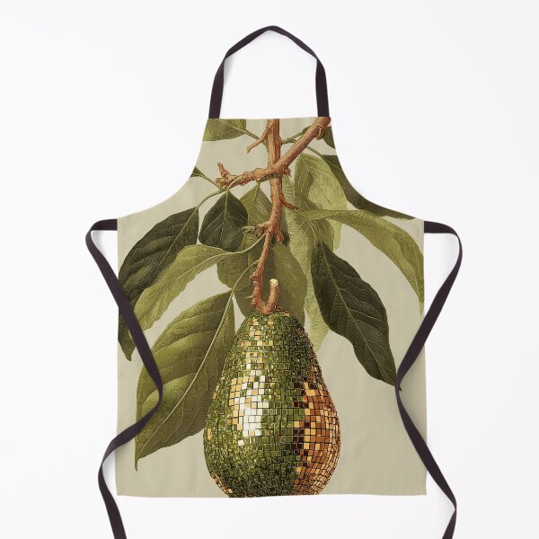 Item preview, Disco Avocado Botanical Art designed and sold by TrashBagArtisan.