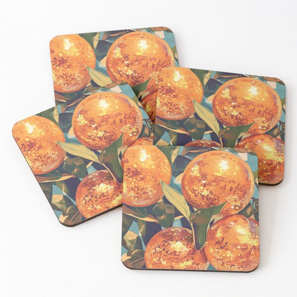 Item preview, Botanical Disco Orange Artwork designed and sold by TrashBagArtisan.