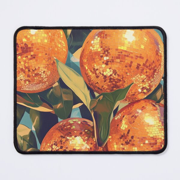 Item preview, Botanical Disco Orange Artwork designed and sold by TrashBagArtisan.