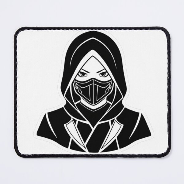 Item preview, Stealthy Hooded Assassin Mask Digital Art designed and sold by NexaSpire.