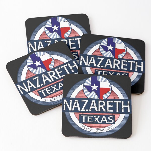 Artikelvorschau, Nazareth Band Rock Schottland Hard Gegründet In Dunfermline Nazareth Texas Rustikalen Holz Kreis Britania entworfen und verkauft von ArtFashionInek.