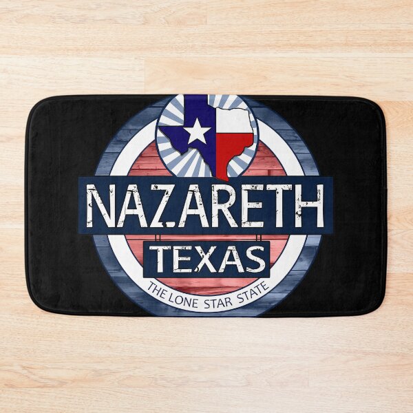 Item preview, Nazareth Band Rock Scotland Hard Formed In Dunfermline Nazareth Texas Rustic Wood Circle Britania designed and sold by ArtFashionInek.
