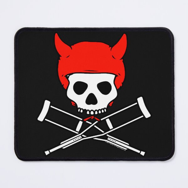 Item preview, Jackass Devil Horns Skull And Crutches designed and sold by WeAreUSA.