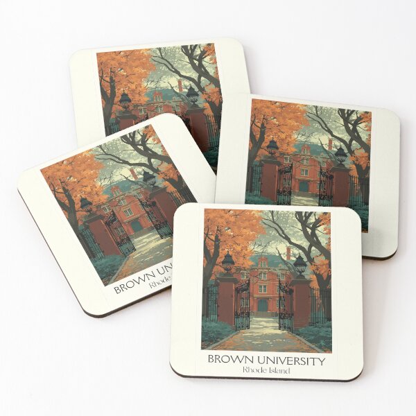 Item preview, Providence College Hill Rhode Island Retro Travel Art | University Campus Gates Illustration designed and sold by TuncGK.