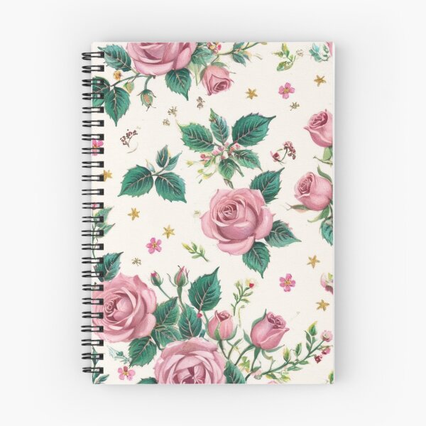 Item preview, Vintage style pink roses designed and sold by Nice-patterns.
