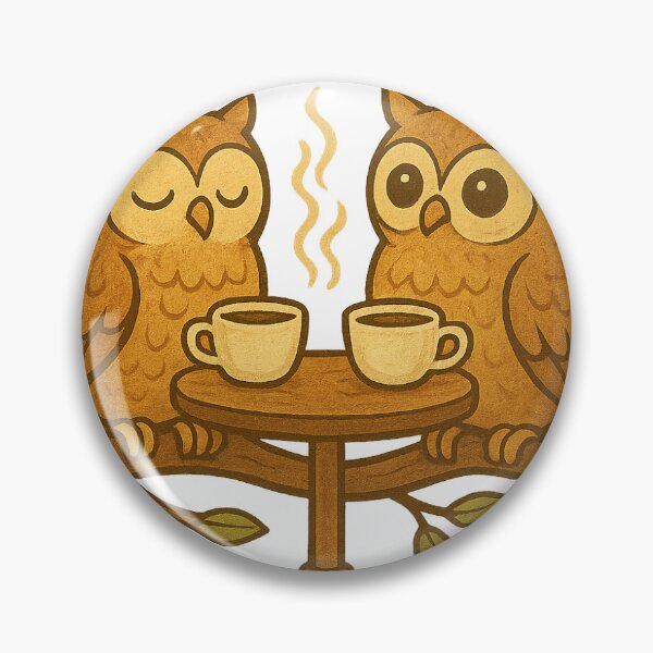 Item preview, Owl's branch cafe designed and sold by Bonjouranoop.