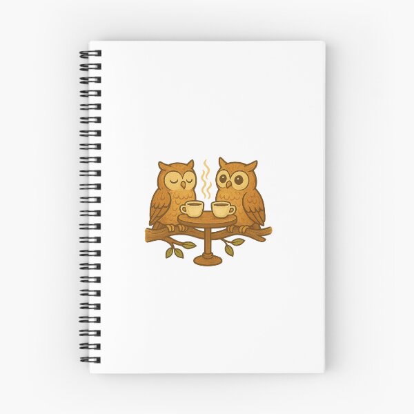 Item preview, Owl's branch cafe designed and sold by Bonjouranoop.