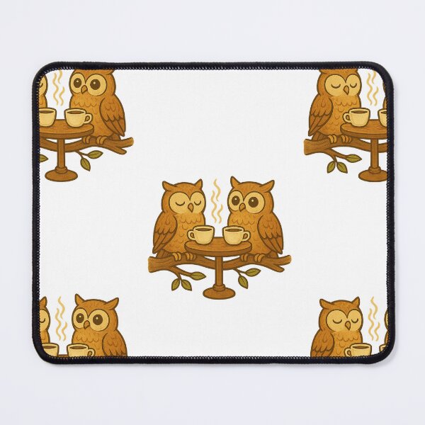 Item preview, Owl's branch cafe designed and sold by Bonjouranoop.