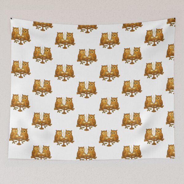 Item preview, Owl's branch cafe designed and sold by Bonjouranoop.
