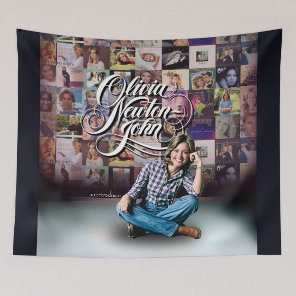 Item preview, Olivia Newton-John - Music and Movie Icon  designed and sold by popretrodisco.