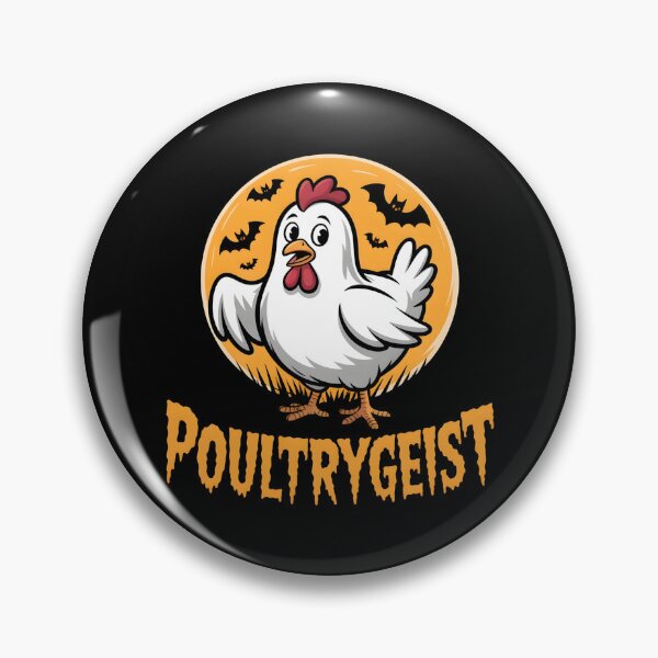 Item preview, Chicken Ghost Poultrygeist Funny Halloween Farmer designed and sold by UrbanHowlz.