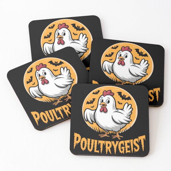 Item preview, Chicken Ghost Poultrygeist Funny Halloween Farmer designed and sold by UrbanHowlz.